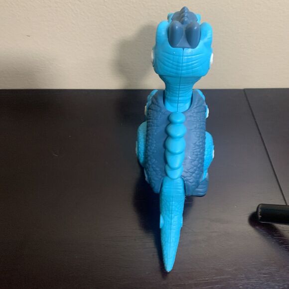 DINOSAUR WORLD TOY ASSEMBLY Take Apart STEM Toy Blue Velociraptor Movable 6" - Picture 7 of 7